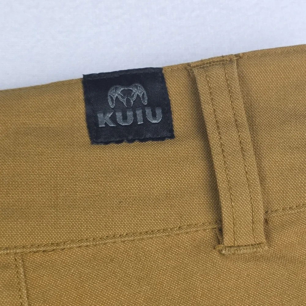 Kuiu Shorts Mens 38 Bronze Everyday Performance 5 Pocket Chino Hiking Gorpcore